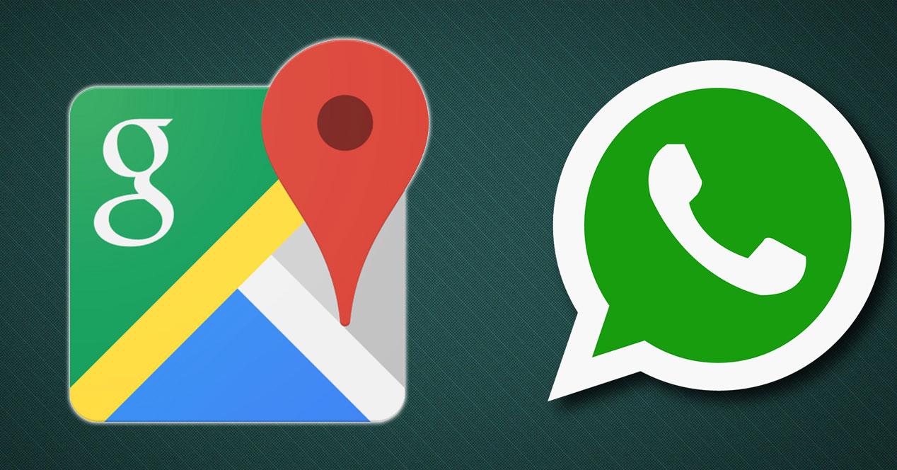 logos de whatsapp y google maps