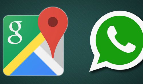 logos de whatsapp y google maps