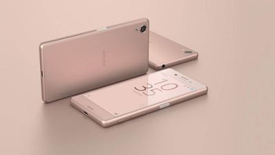 Xperia X de color rosa