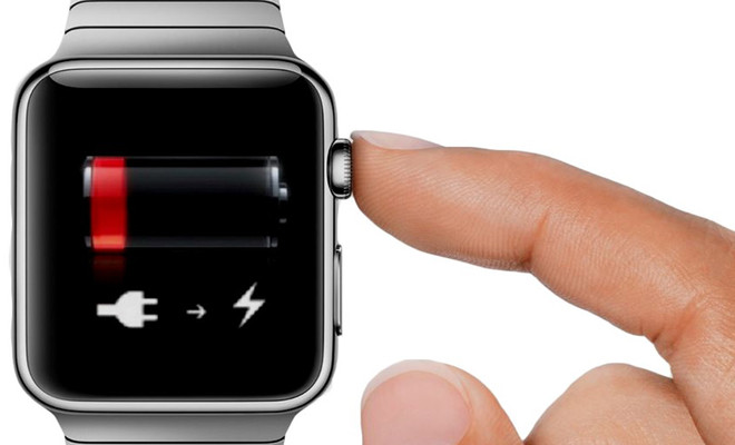 Nivel de batería del Apple Watch