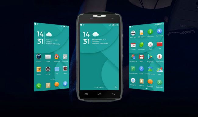 Interfaz de usuario del DooGee T5