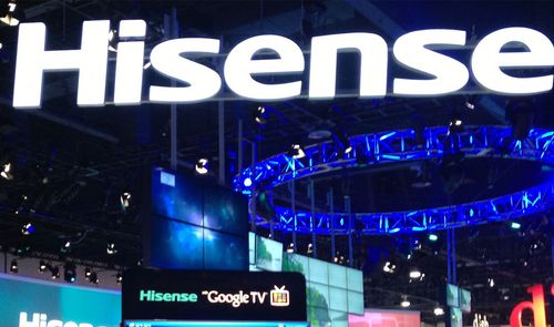 stand de hisense en una feria