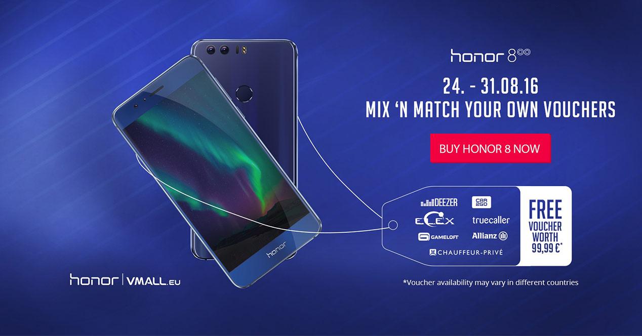 Lanzamiento comercial del Huawei Honor 8 en Europa
