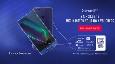 Lanzamiento comercial del Huawei Honor 8 en Europa
