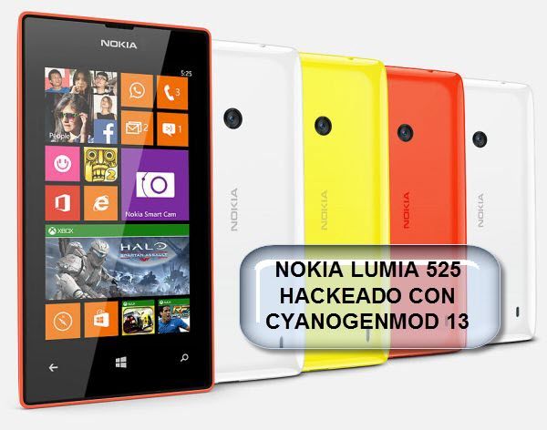 Nokia 525 hackeado