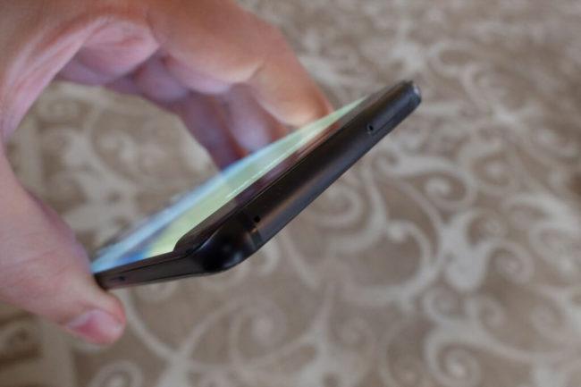 Samsung Galaxy Note 7 black onyx parte superior