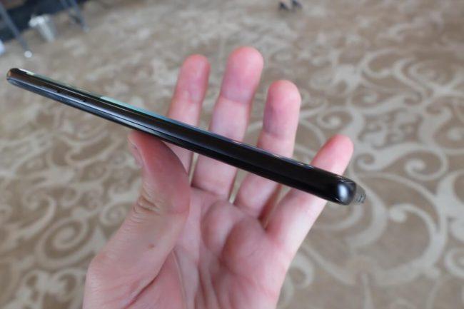 Samsung Galaxy Note 7 negro lateral