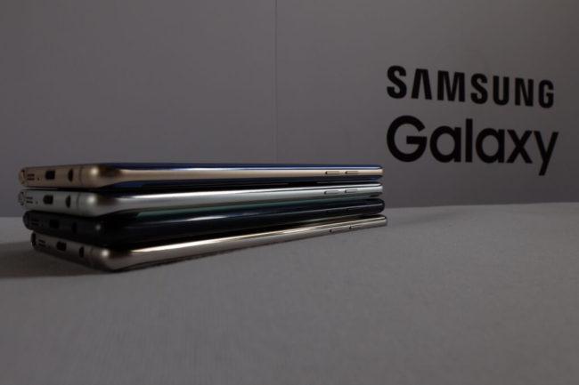 Samsung Galaxy Note 7 colores lateral