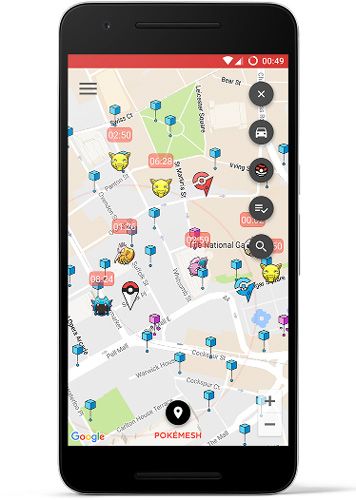 Mapa de PokeMesh