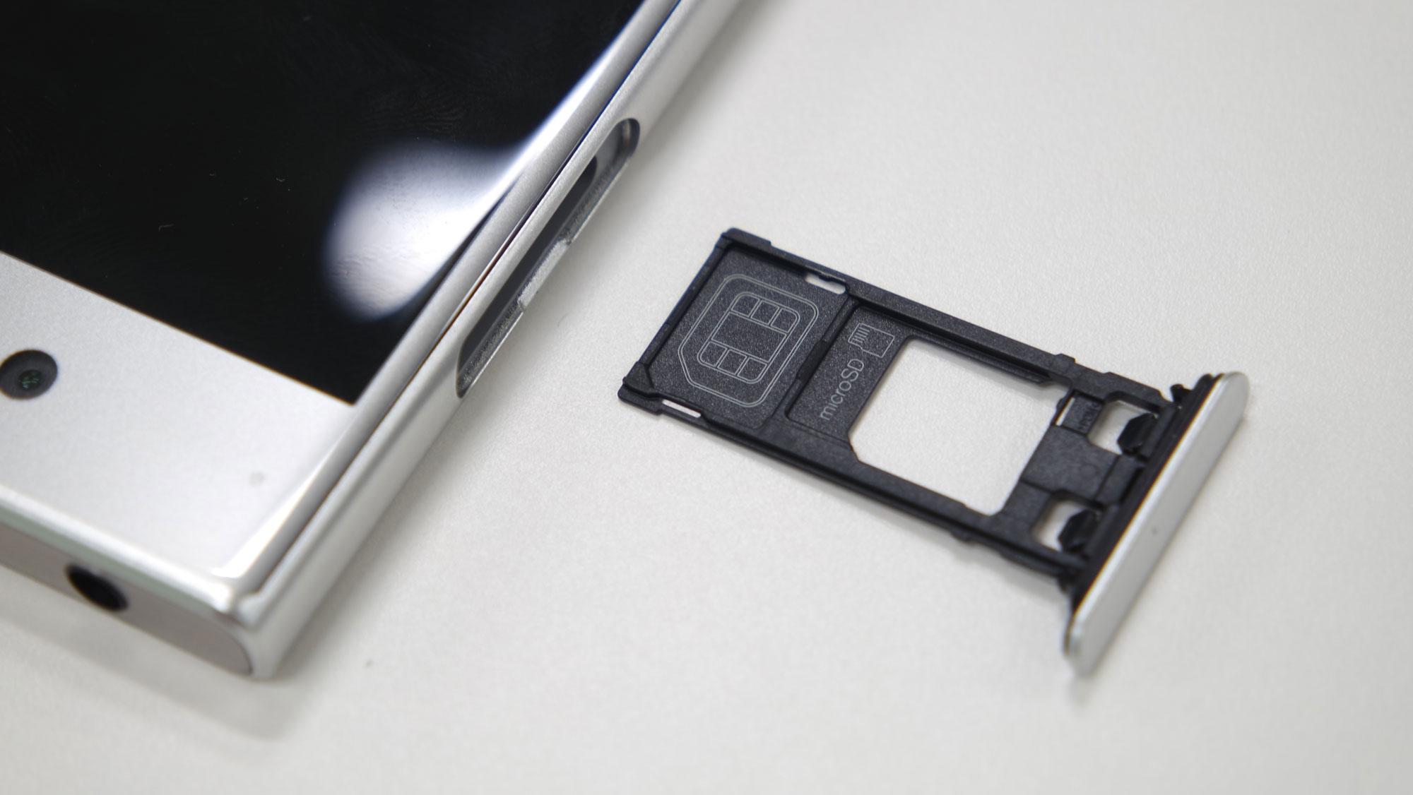 Sony Xperia XZ soporte micro SD y Nano SIM
