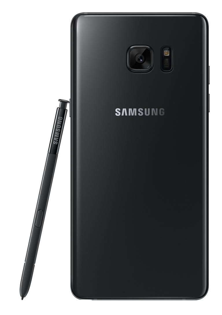 Samsung Galaxy Note 7 negro con lápiz S Pen