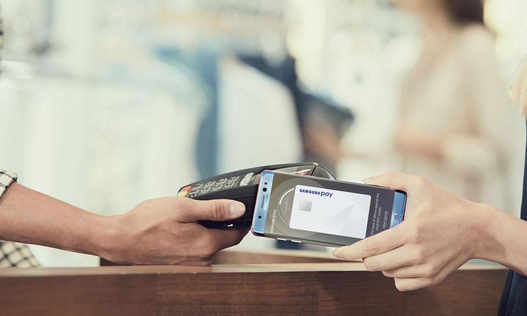 Samsung Galaxy Note 7 con Samsung Pay