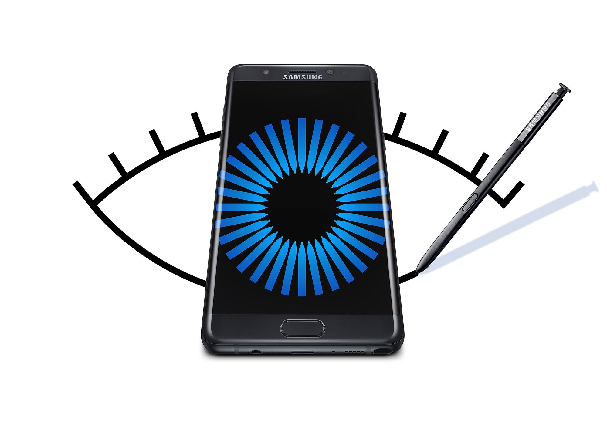 Samsung Galaxy Note 7 reconcimiento del iris
