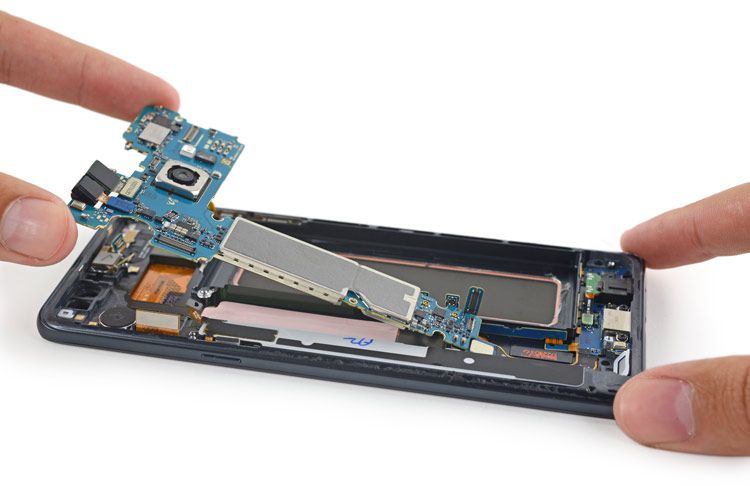 Escáner de iris del Samsung Galaxy Note 7