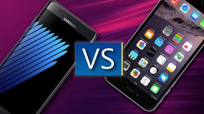 Comparativa de modelos Samsung contra Apple