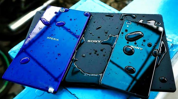 Equipos Sony Xperia resistentes al agua