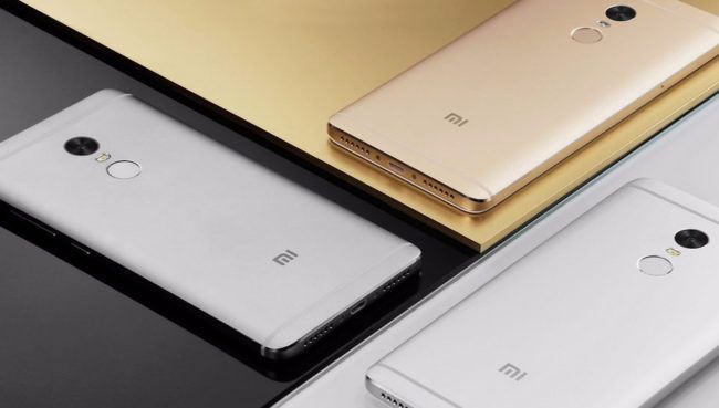 Xiaomi Redmi Note 4 dorado, plata y negro
