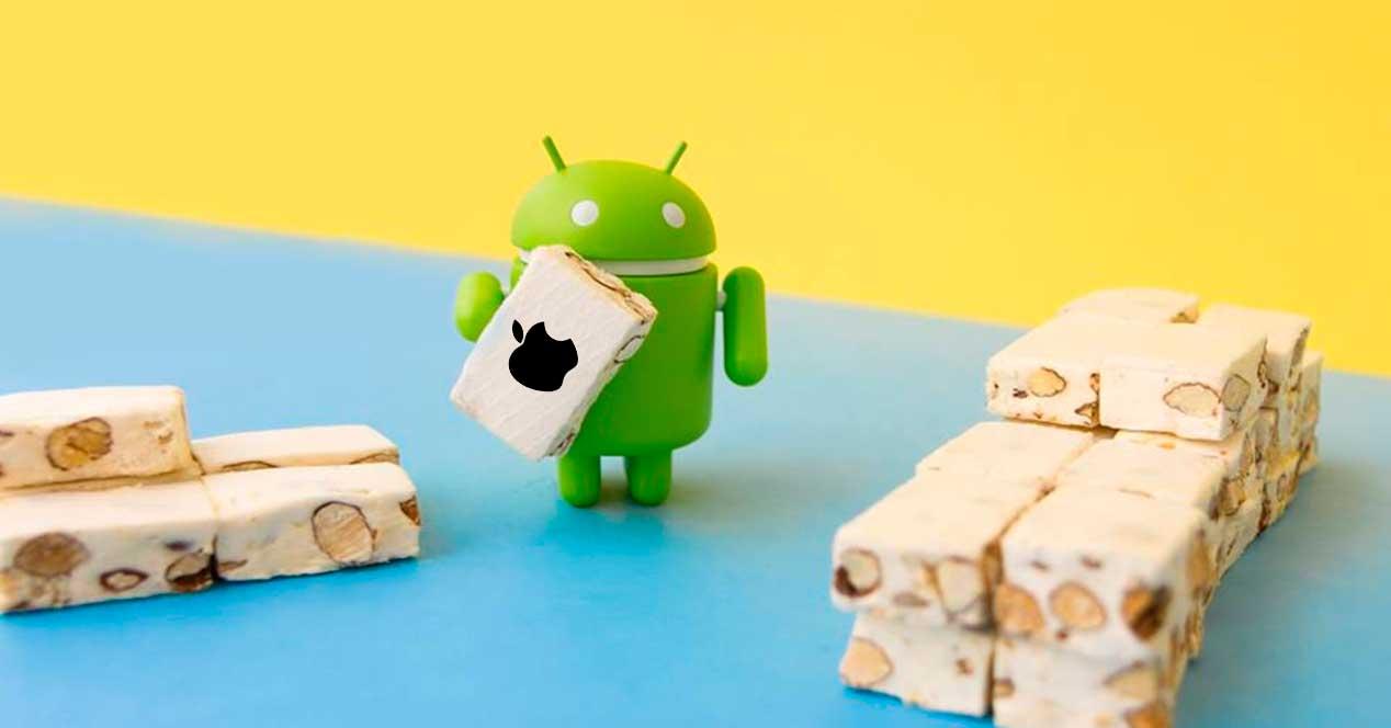 Android 7.0 Nougat iOS