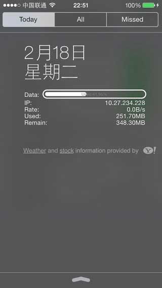 datameter tweak para iphone
