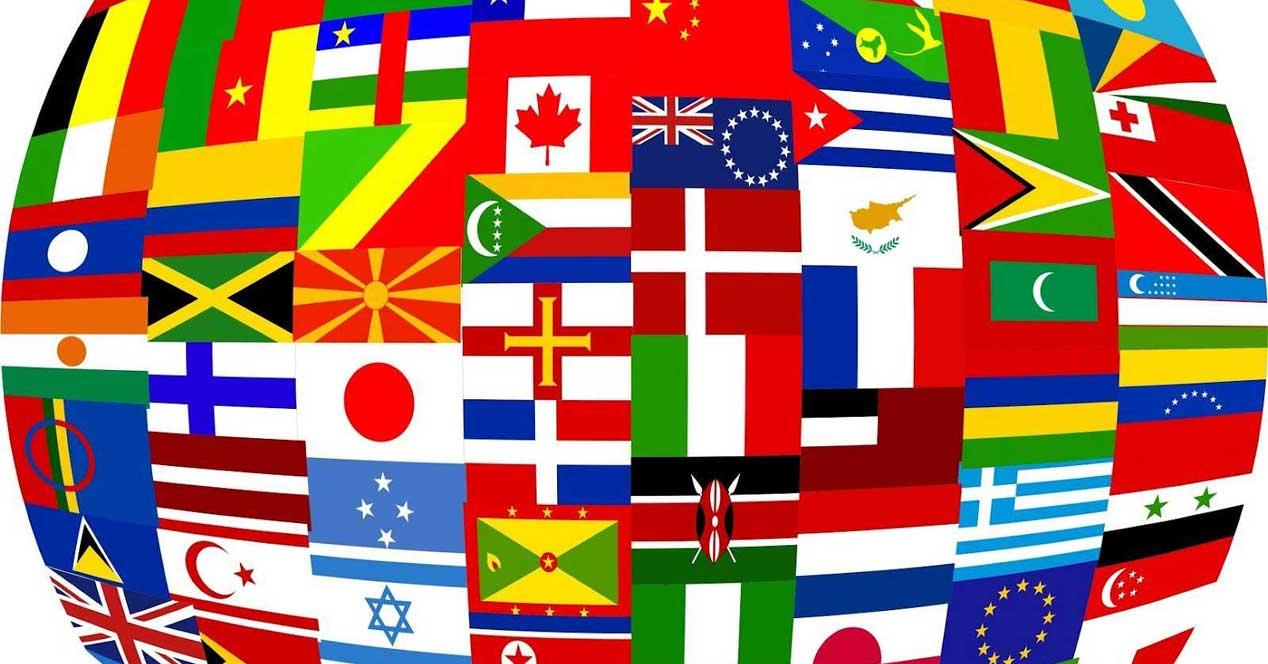 banderas de diferentes paises