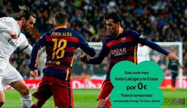 Liga Santander mediante orange