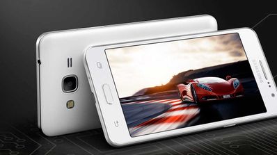 Samsung Galaxy Grande Prime de color blanco