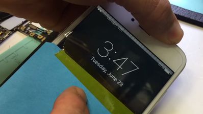 Error en la pantalla de un iPhone 6 Plus