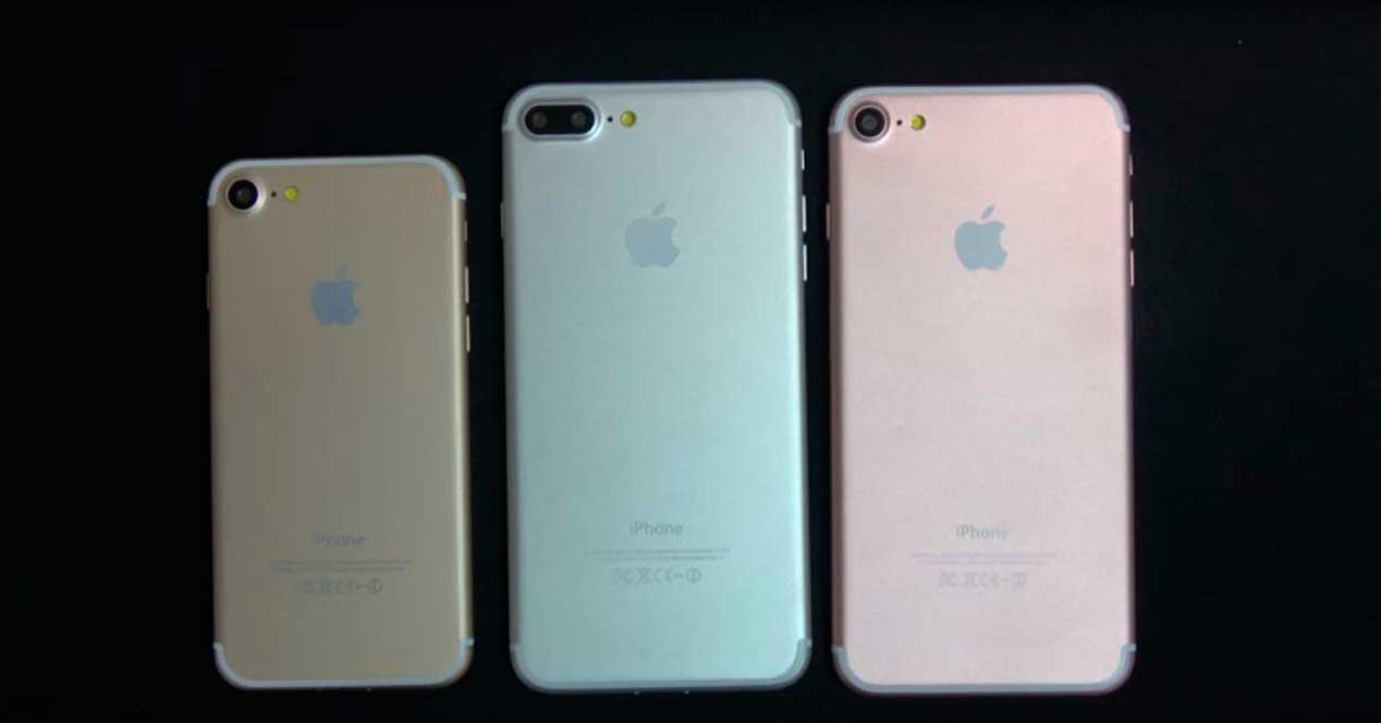 tres variantes iphone 7