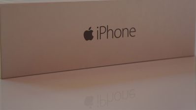 Caja de embalaje de un iPhone