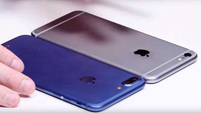 iphone 7 plus de color azul