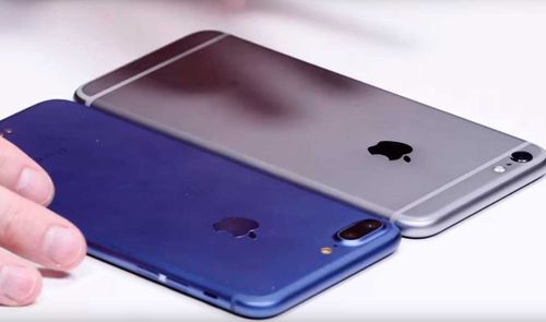 iphone 7 plus de color azul