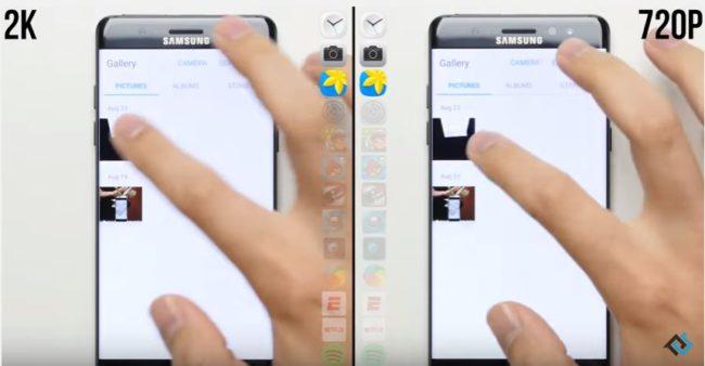 comparativa de velocidad Samsung Galaxy Note 7