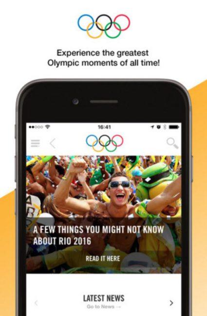 Apps The Olympics Rio 2016