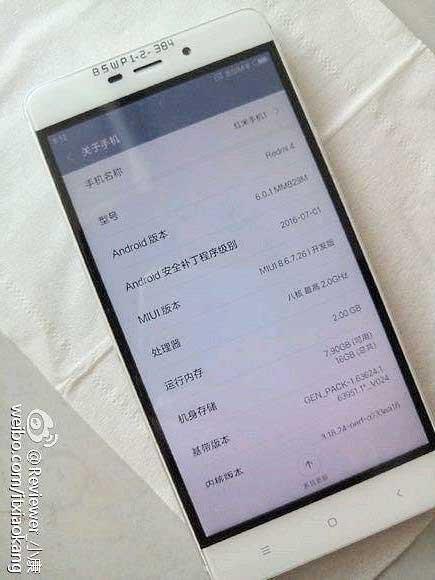 Xiaomi Redmi 4 informacion