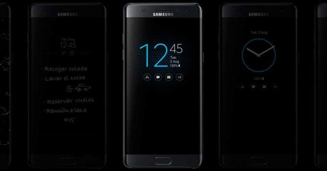 Samsung Galaxy Note 7 always on