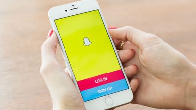 snapchat en iphone