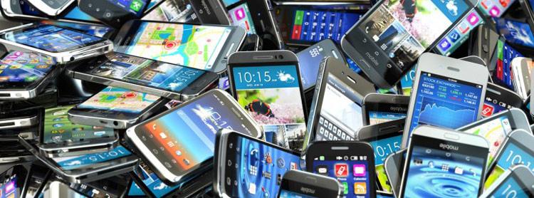 Smartphones de distintas marcas