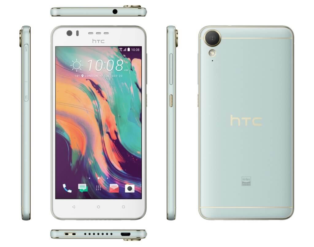 HTC Desire 10 Lifestyle todas las vistas en azul