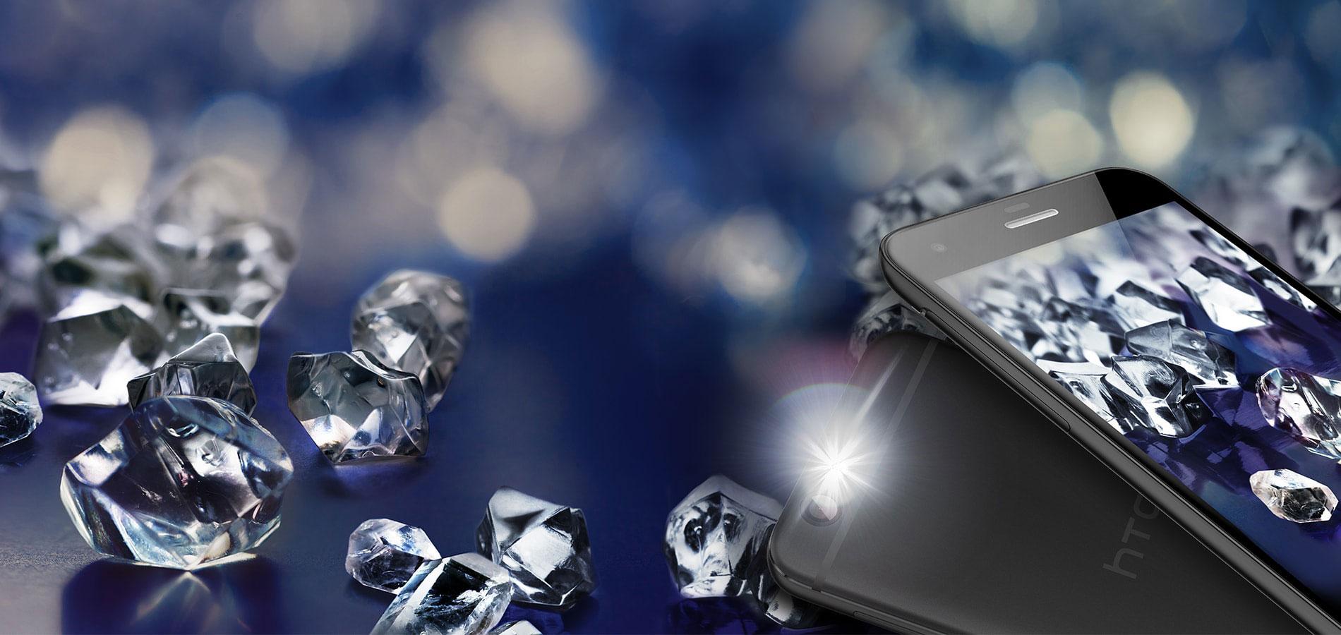 HTC One A9s con diamantes