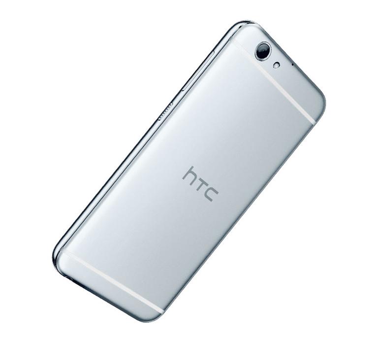 HTC One A9s plata vista trasera