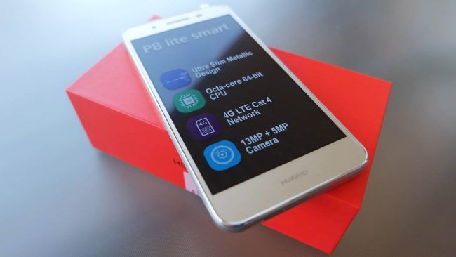 Huawei P8 LIte Smart dorado