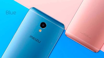 Meizu M3 azul y rosa