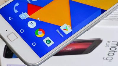 Pantalla de Moto G4 blanco