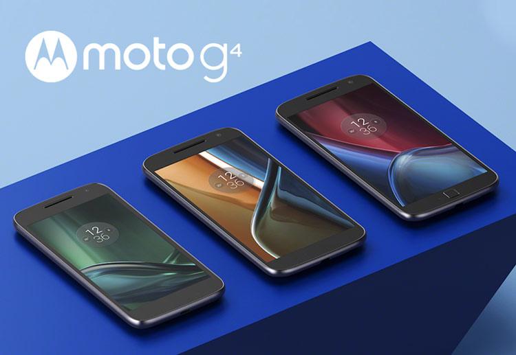 Familia de smartphones Moto G4 de Lenovo
