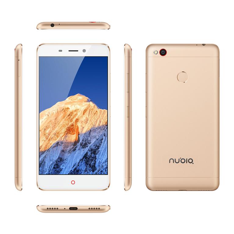 Nubia N1 frontal, trasera y lateral
