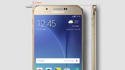 Samsung Galaxy A8 color dorado