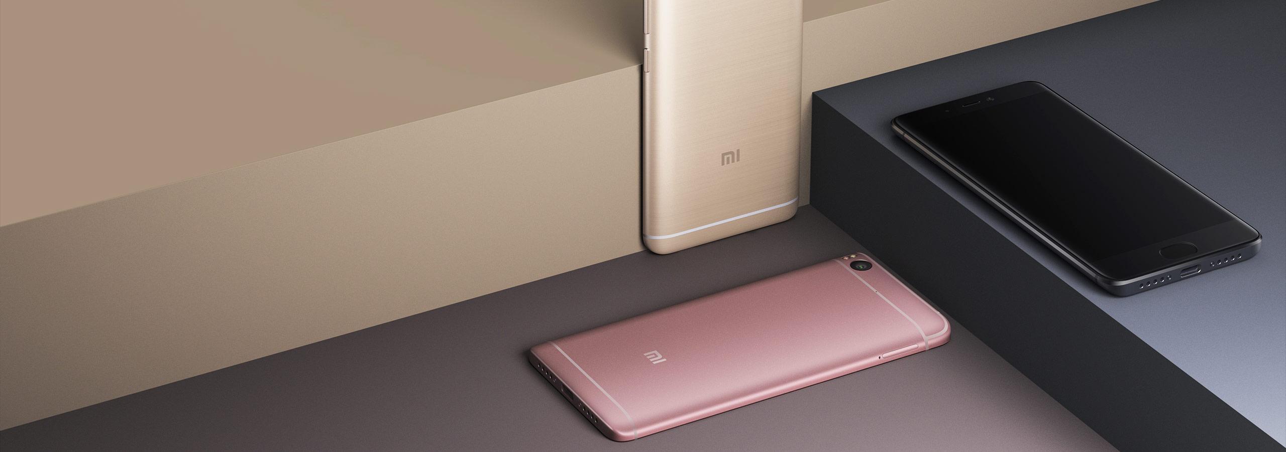 Xiaomi Mi 5s en color rosa y oro