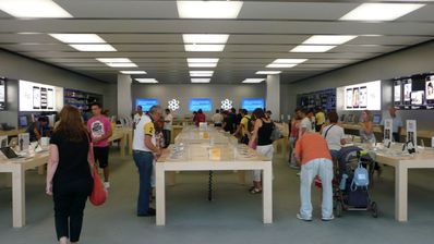 interior de una apple store