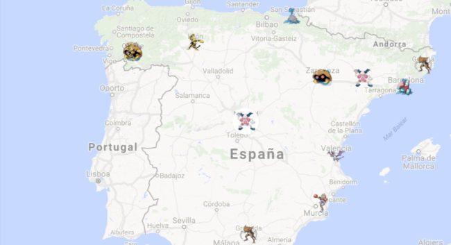 Pokémon raros en España