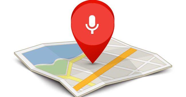 navegación en Google Maps con voz